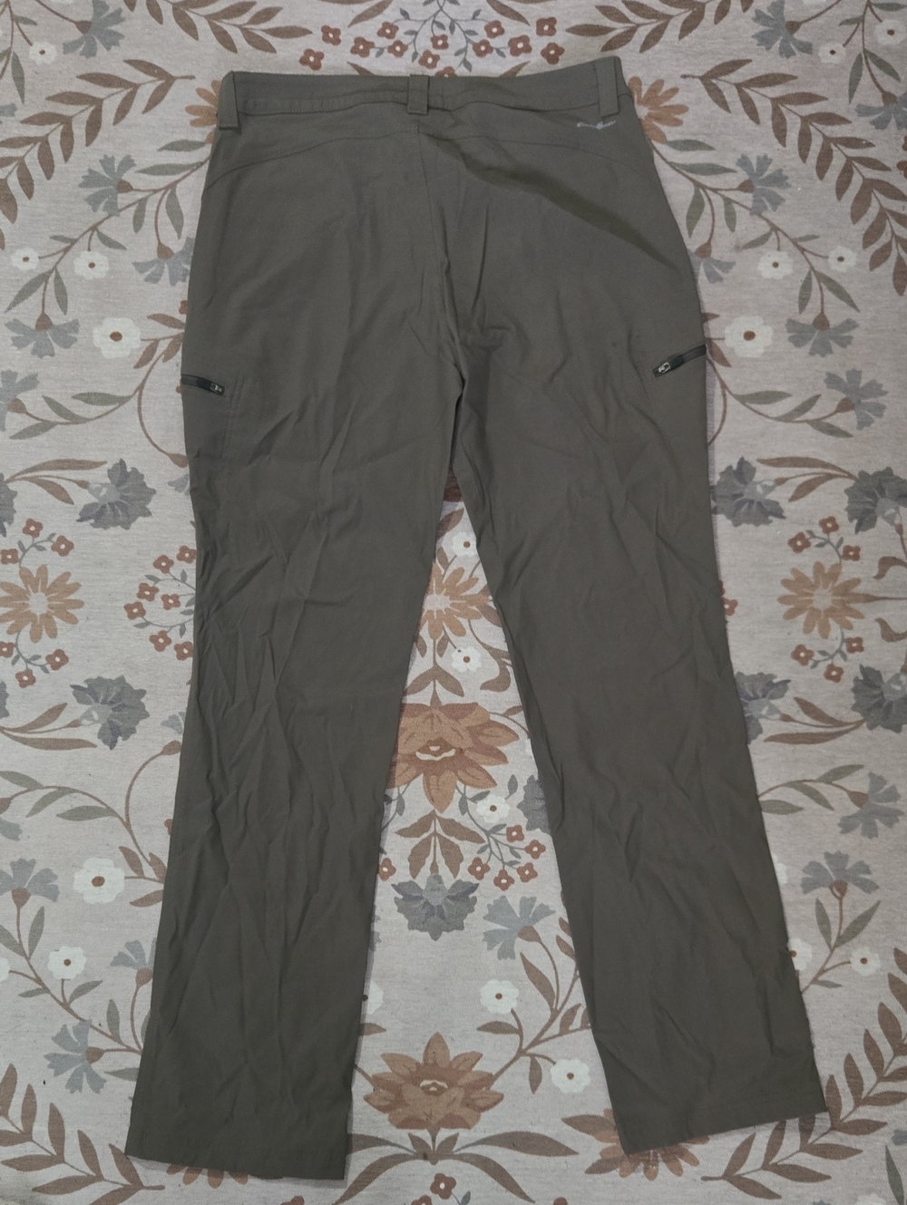 Womens Eddie Bauer First Ascent Cargo Pants Size 10 Okive Green - Picture 7 of 8